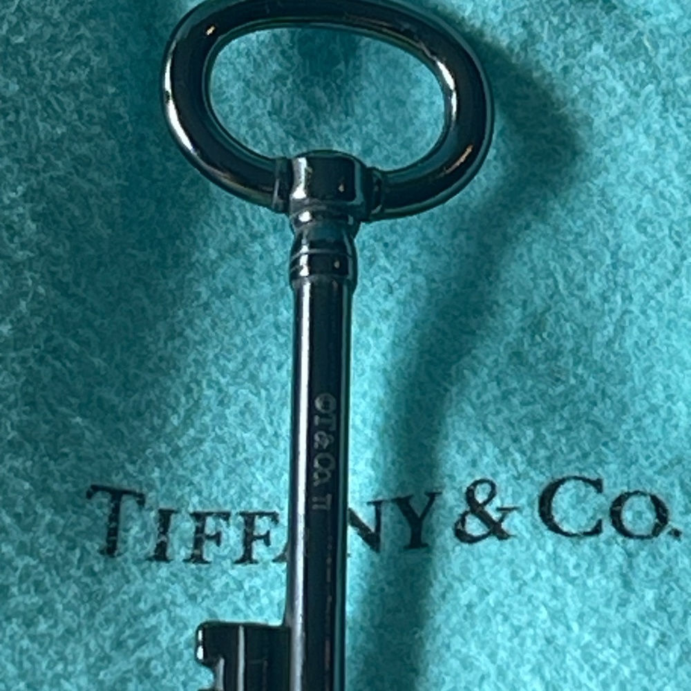 Tiffany & Co Titanium (Black) Key Pendant